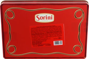 яЦукерки Sorini 175г латта сердечко ж.б