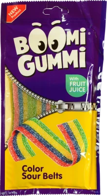 Цукерки желейні Boomi Gummi Sour Belts 70г