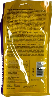 Цукерки желейні Boomi Gummi Sour Belts 70г