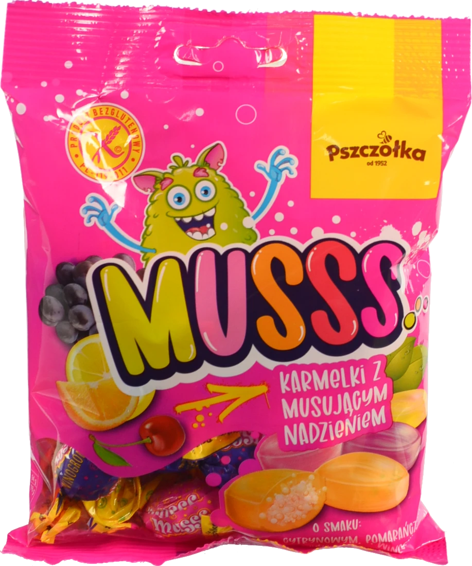 Цукерки Pszczolka 100г musss mix