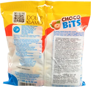 Цукерки Pszczolka 185г choco bits шоколадні