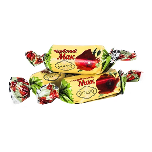 Цукерки Golski червоний мак