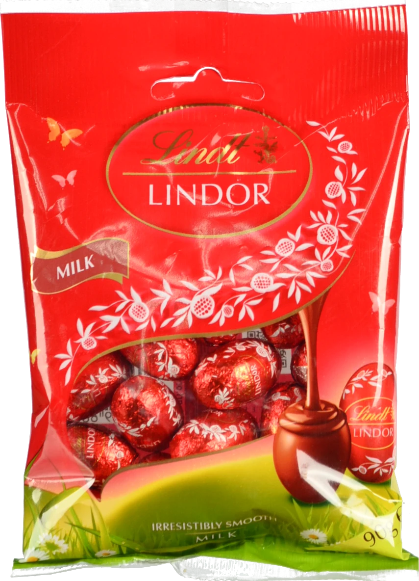 Пасхальні міні-яйця Lind 90г lindor молочний шоколад