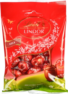 Пасхальні міні-яйця Lind 90г lindor молочний шоколад