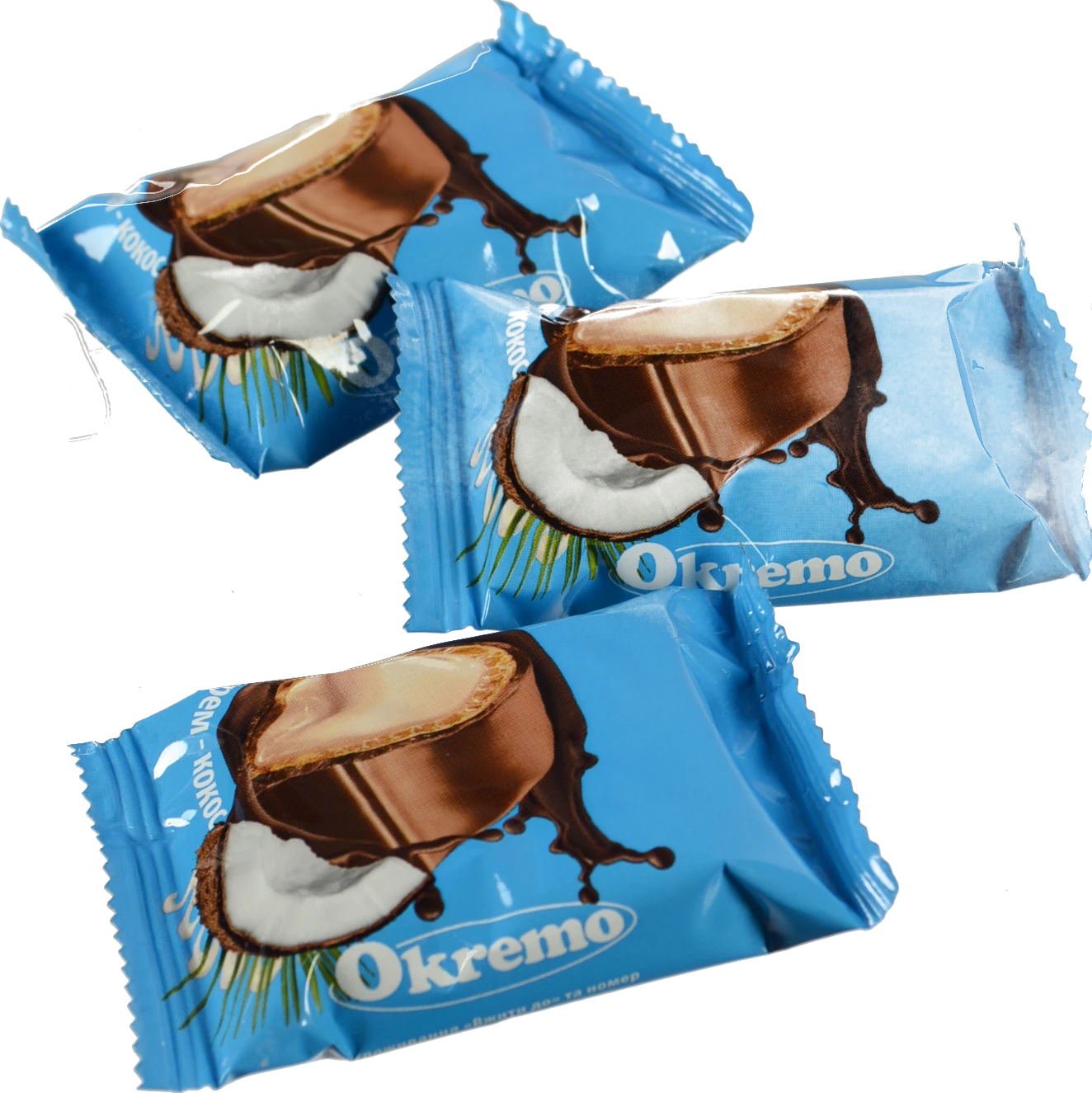 Цукерки Okremo вафельні крем кокос