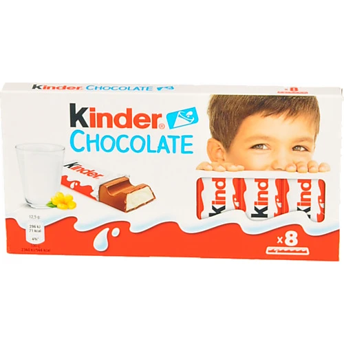 Шоколад молочний з молочною начинкою Chocolate Kinder к/у 100г