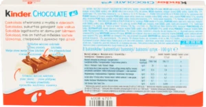 Шоколад молочний з молочною начинкою Chocolate Kinder к/у 100г