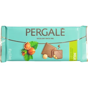 Шоколад Pergale 85гр молочний з фундуком