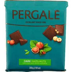 Шоколад Pergale 200гр темний з фундуком