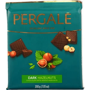 Шоколад Pergale 200гр темний з фундуком