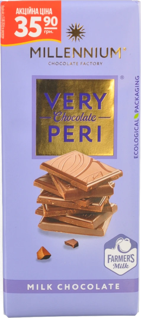 Шоколад Millennium 85г very peri молочний Акція