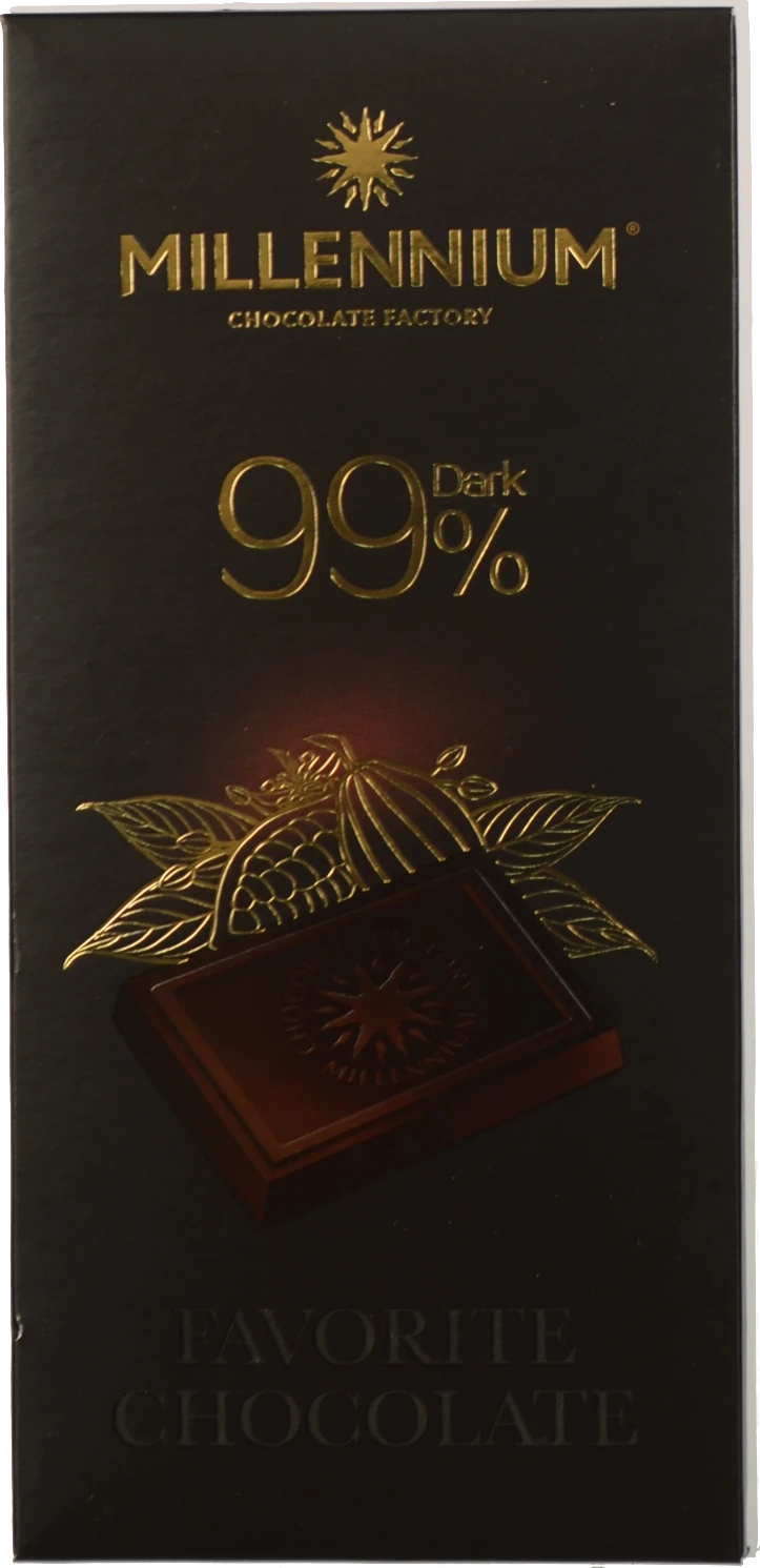Шоколад 99% чорний Favorite Millennium к/у 100г