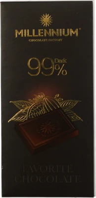 Шоколад 99% чорний Favorite Millennium к/у 100г