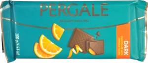 Шоколад Pergale 100г чорний апельсин