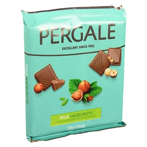Шоколад Pergale 200гр молочний з фундуком