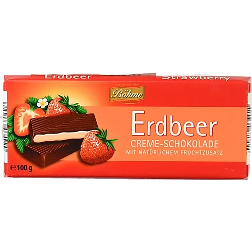 Шоколад Bohme 100г 62% полуниця темний