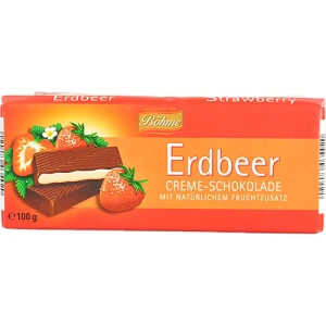 Шоколад Bohme 100г 62% полуниця темний