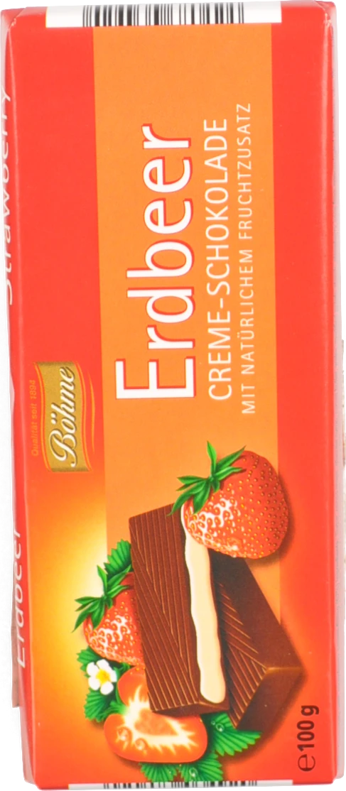 Шоколад Bohme 100г 62% полуниця темний