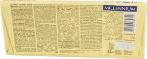 Шоколад білий пористий Millennium м/у 85г
