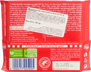 Шоколад Marzipan Ritter Sport 100г