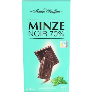 Шоколад Maitre Truffout 100г темний мята