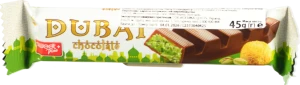 Шоколад Sweet Plus 45г dubai chocolate молочний фісташковий крем kadaif