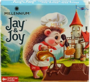 Шоколад Millennium JayJoy молочний з молочною начинкою 45г