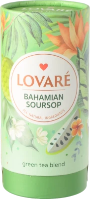 Чай зелений Lovare Bahamian Soursop 80г туба