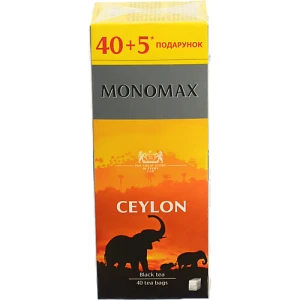Чай Мономах Цейлонський Чорний 40+5 пакетиків