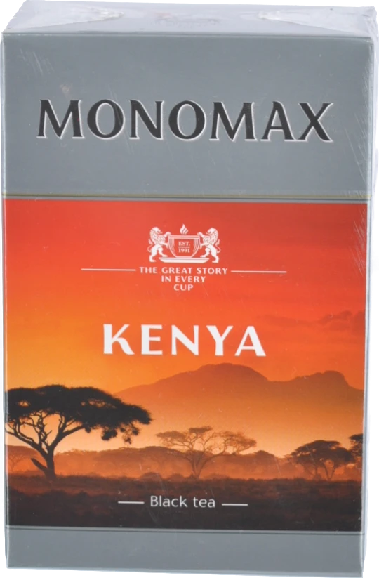 Чай чорний кенійський байховий листовий Kenya Monomax к/у 90г