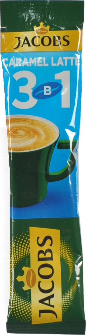 Напій кавовий розчинний 3в1 Caramel Latte Jacobs 12.3г