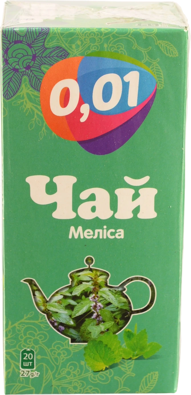Чай 0.01 20п меліса