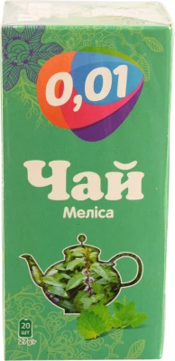 Чай 0.01 20п меліса