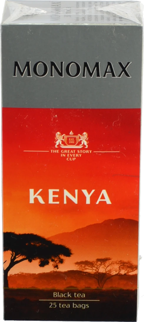 Чай чорний кенійський байховий Kenya Monomax к/у 25х2г