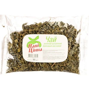 Чай Пані Цінна 90г зелений байховий листовий