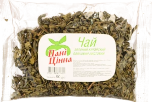 Чай Пані Цінна 90г зелений байховий листовий