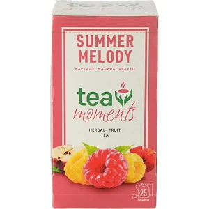 Чай з гібіскуса Tea Moments Літня мелодія 25 пакетиків по 1,6г