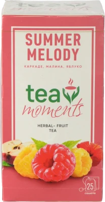 Чай з гібіскуса Tea Moments Літня мелодія 25 пакетиків по 1,6г