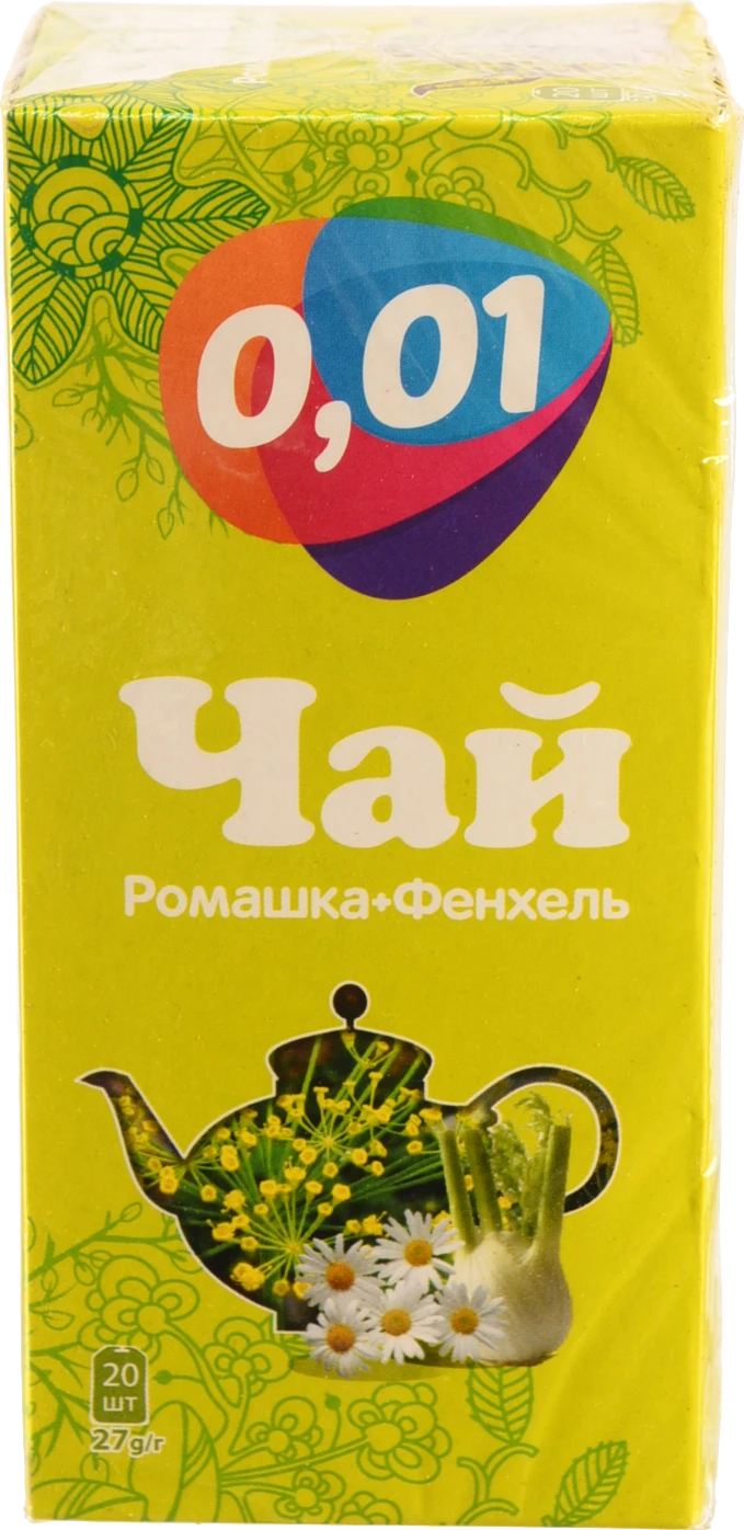Чай 0.01 20п ромашка фенхель