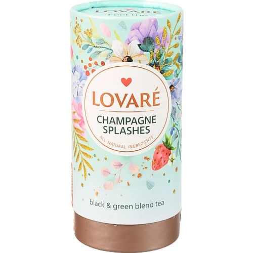 Чай Lovare Champagne Splashes 80г тубус