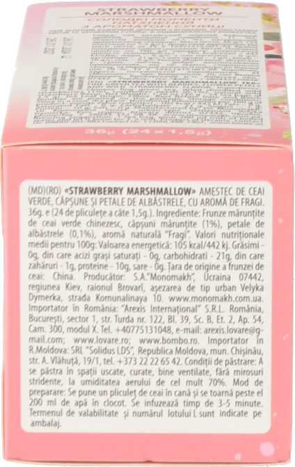 Чай Lovare 24п суниця зефір