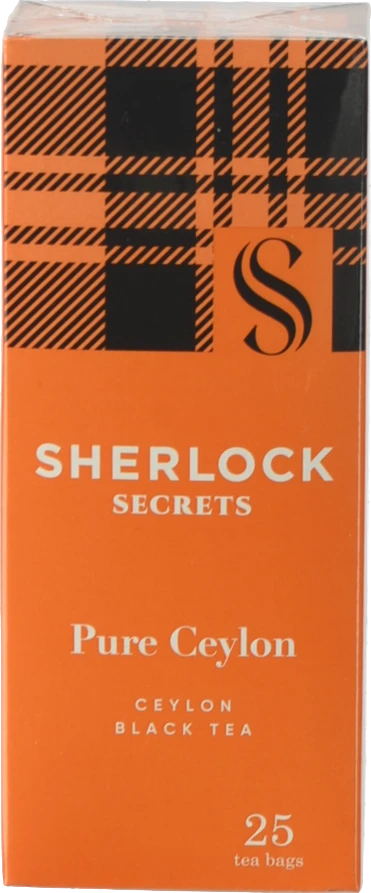 Чай чорний цейлонський Sherlock Secrets 25 пакетиків