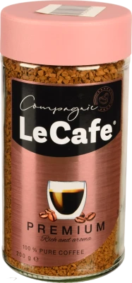 Кава Le Cafe 200г premium розчинна ск.