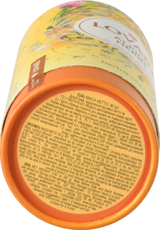 Чай Lovare 80г альпійські трави тубус