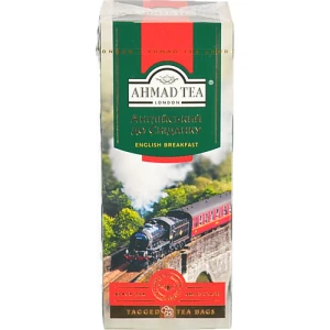Чай чорний байховий дрібний English Breakfast Ahmad Tea к/у 25х2г