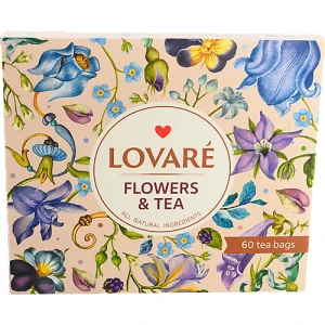 Набір чаїв Flowers&Tea Lovare 60 пакетиків