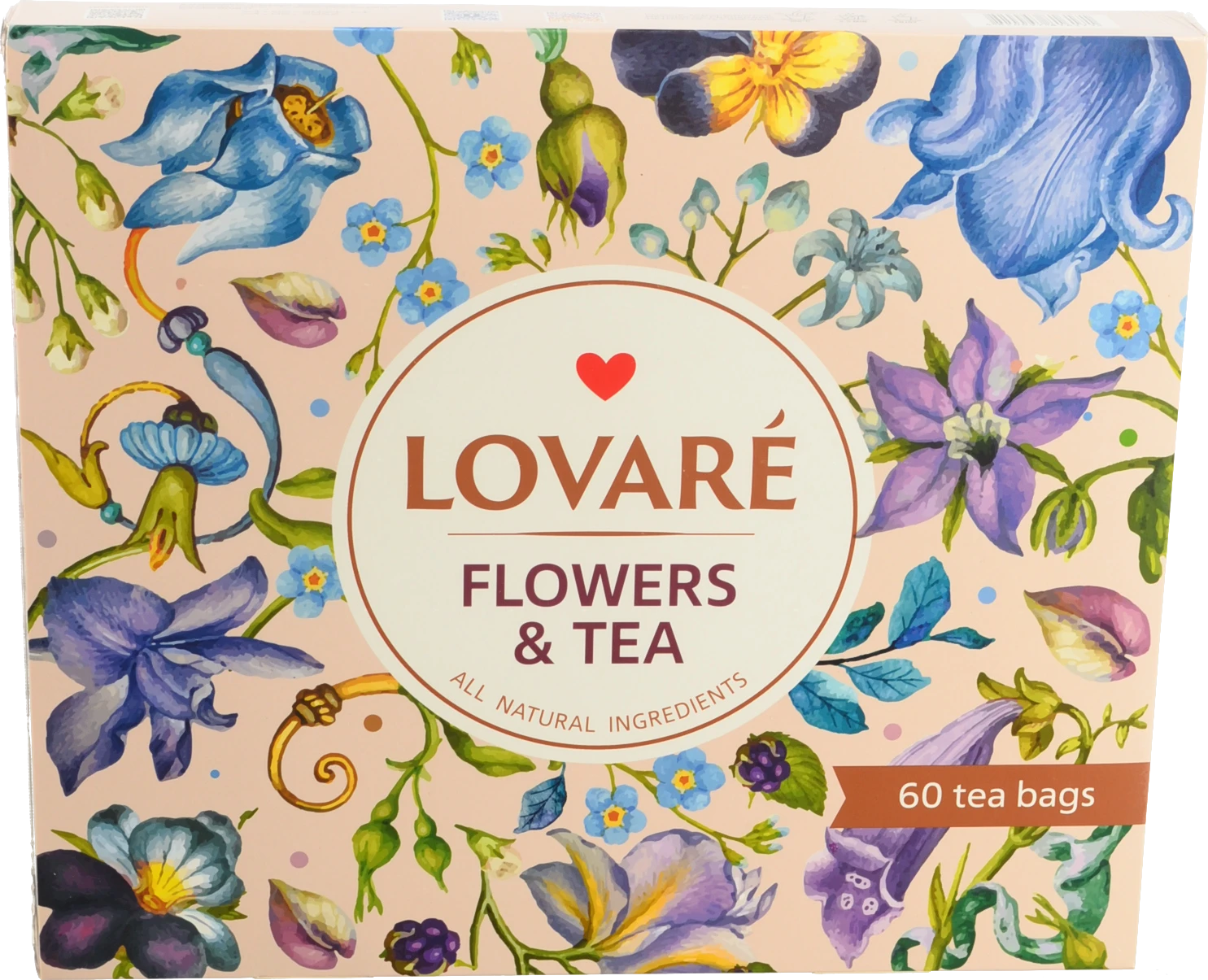 Набір чаїв Flowers&Tea Lovare 60 пакетиків