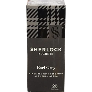 Чай чорний байховий Earl Grey Sherlock Secrets к/у 25х2г