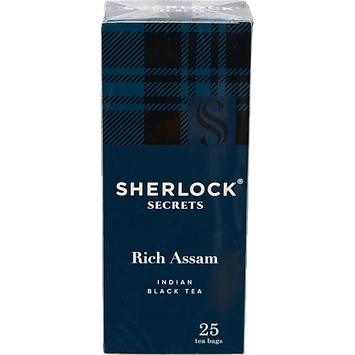 Чай чорний індійський Rich Assam Sherlock Secrets к/у 25х2г