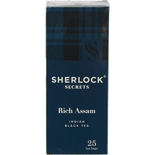 Чай чорний індійський Rich Assam Sherlock Secrets к/у 25х2г